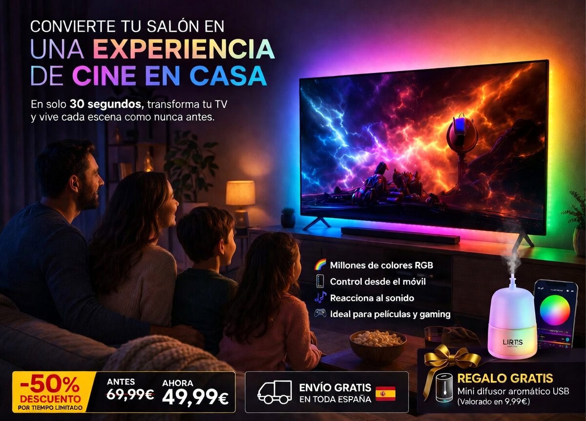 PACK CINE EN CASA + MINI DIFUSOR AROMATICO GRATIS.